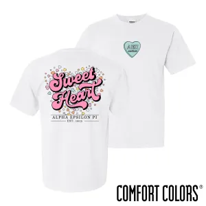 AEPi Comfort Colors Sweetheart White Short Sleeve Tee