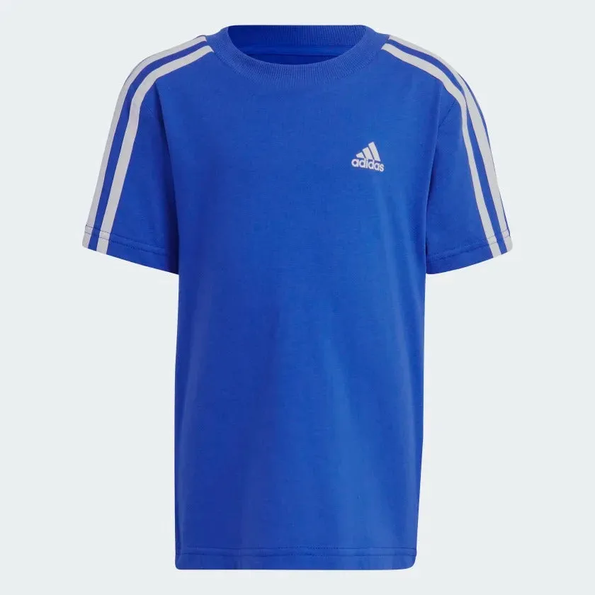 adidas Essentials 3-Stripes Kids Tee and Shorts Set