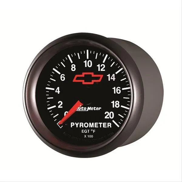 AutoMeter Sport-Comp II Chevy Red Bowtie Analog Gauges 3645-00406