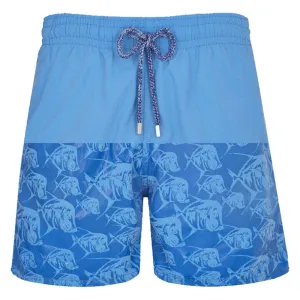 Blue ‘Piranhas’ Water-Reactive Swim Shorts