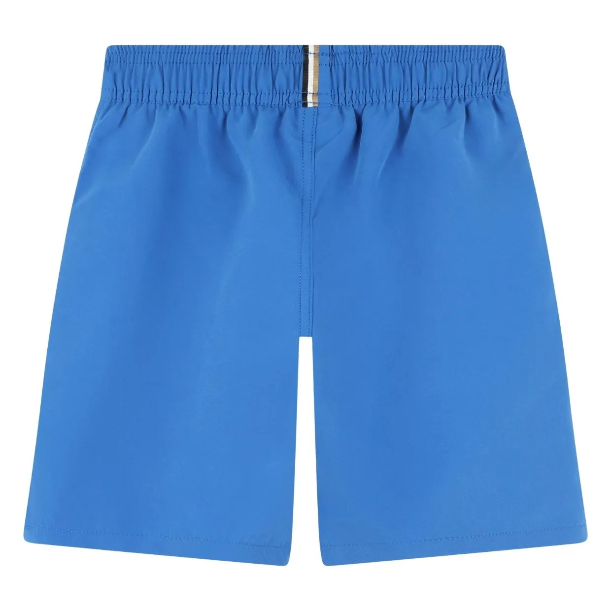 BOSS Kids Print Logo Royal Blue Swim Shorts