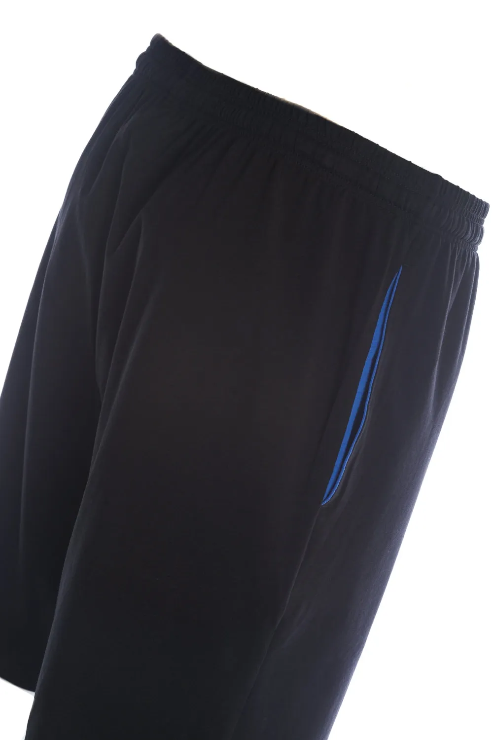 BOSS Mix & Match Sweat Short in Black & Blue