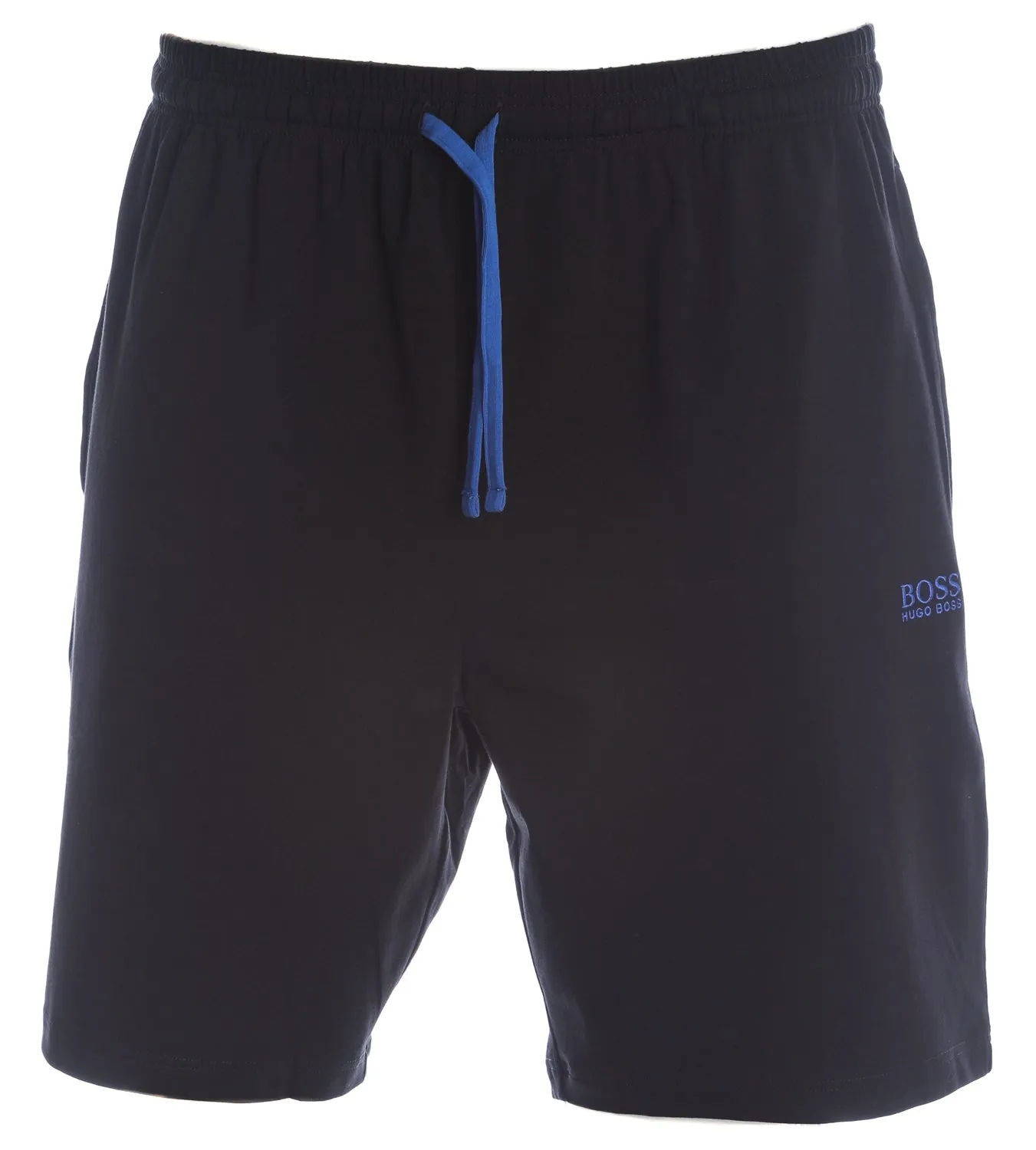 BOSS Mix & Match Sweat Short in Black & Blue