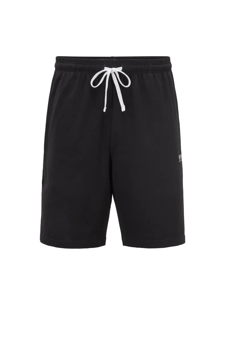 BOSS Mix & Match Sweat Short in Black & White