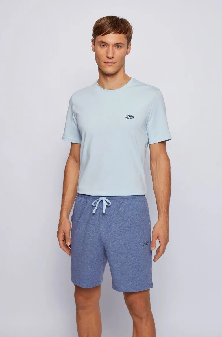 BOSS Mix & Match Sweat Short in Sky Blue Marle