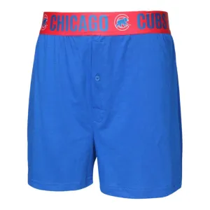 Chicago Cubs Concepts Sport Blue & Red "Title" Stretchy Knit Boxer Briefs