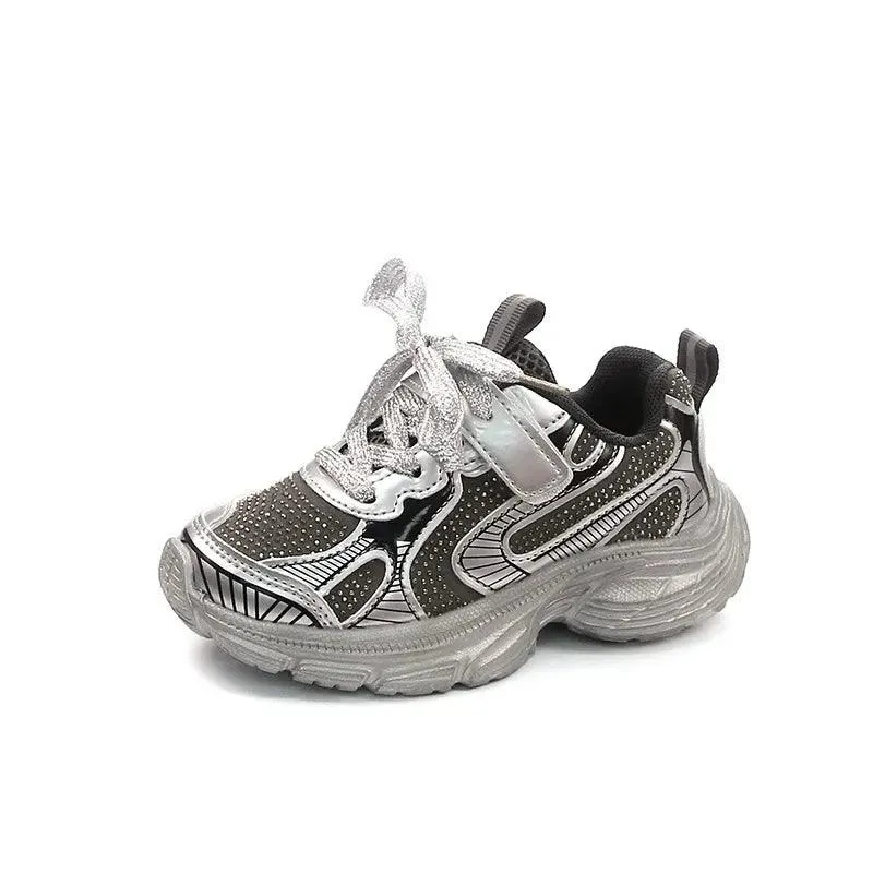 Children's Casual Shoes - Chunky Sports Sneakers for Girls - TSS250