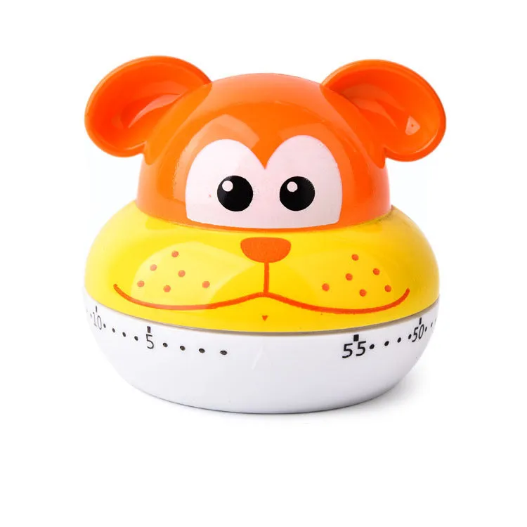 Creative Cartoon Mechanical Timer Student Children Learning Timer Countdown Kitchen Reminder