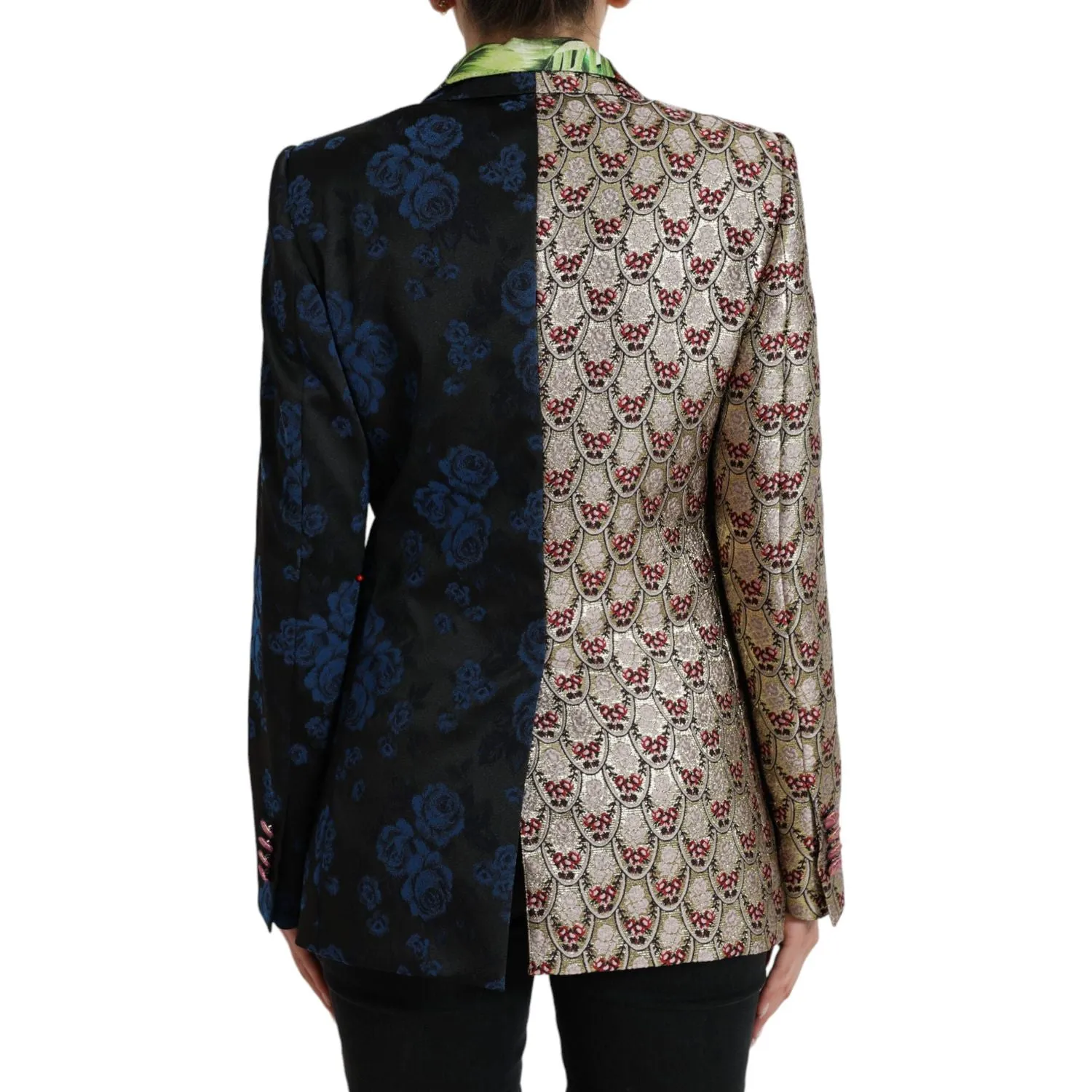 Dolce & Gabbana Elegant Multicolor Patchwork Blazer