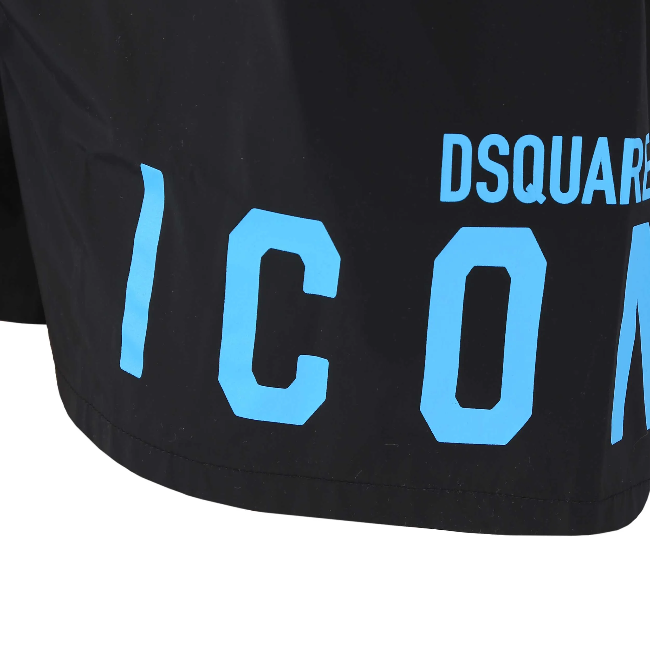 Dsquared2 Icon Logo Swim Short in Black & Blue