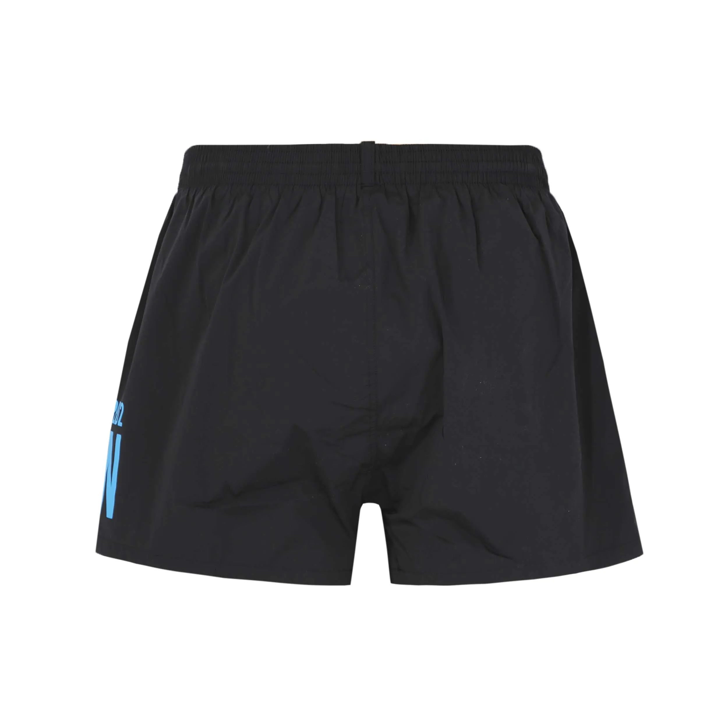 Dsquared2 Icon Logo Swim Short in Black & Blue