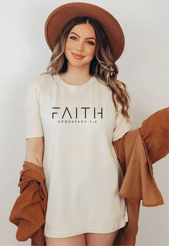 FAITH Ephesians 2 8 Short Sleeve Tee