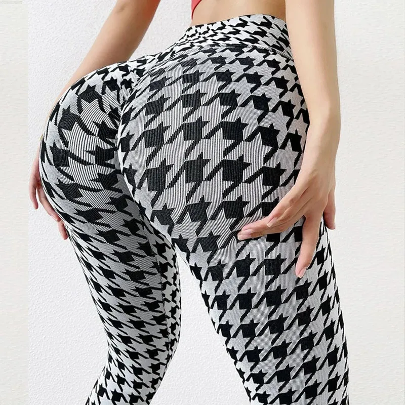 Fashion Print Seamless Gym Women's Leggings