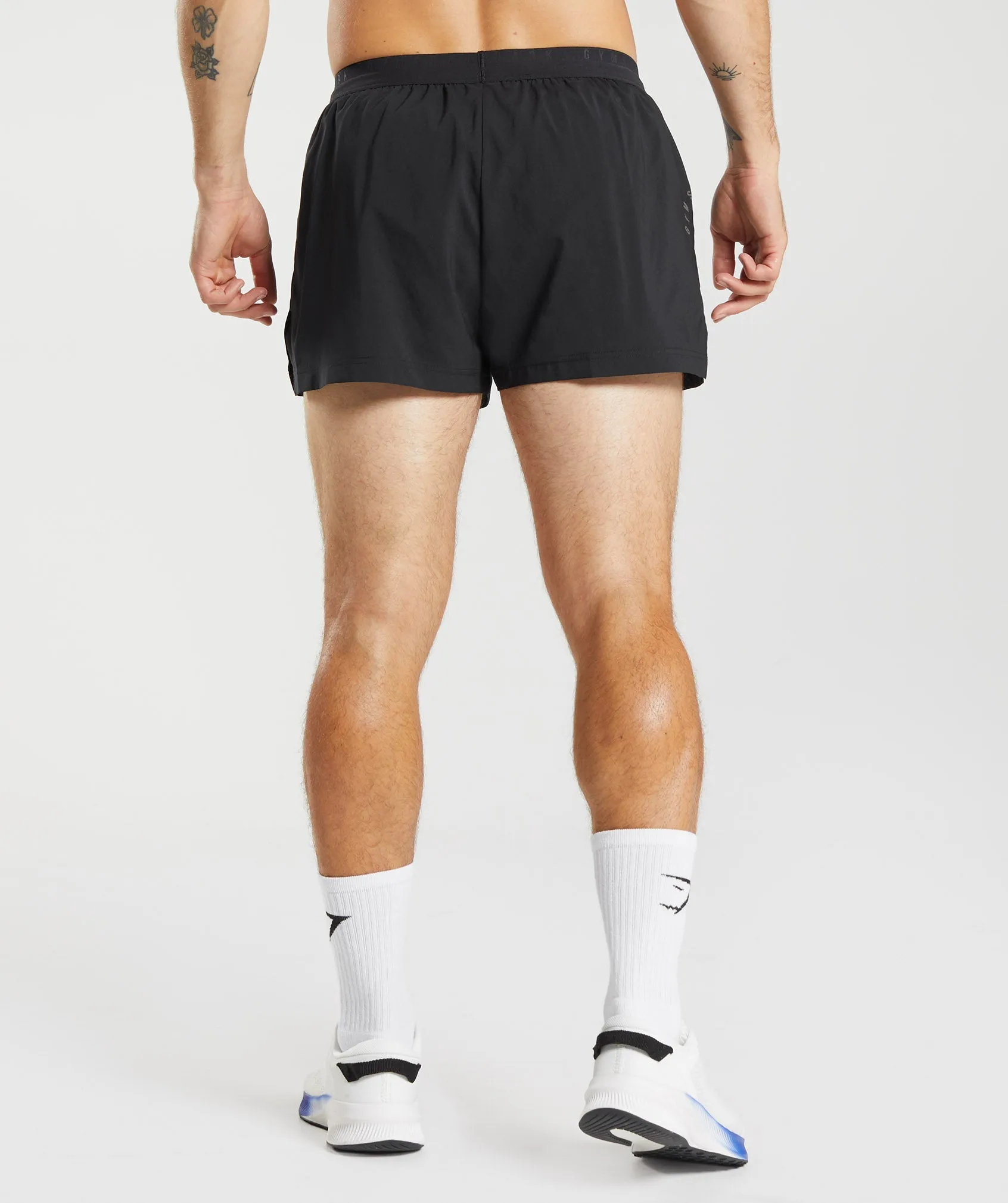 Gymshark Run Sport 3" Shorts - Black