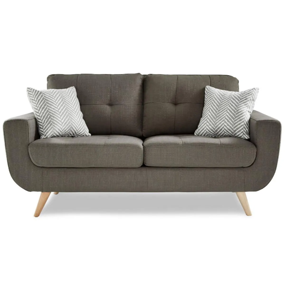 Homelegance Furniture Deryn Loveseat in Gray 8327GY-2