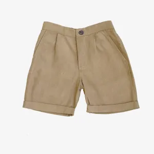 Ikeda Designs Solid color Shorts- Brown