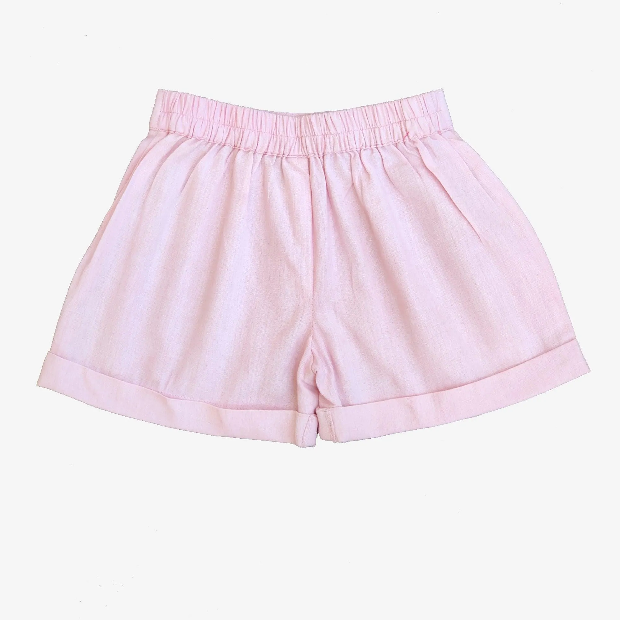 Ikeda Designs Solid color Shorts- Pink