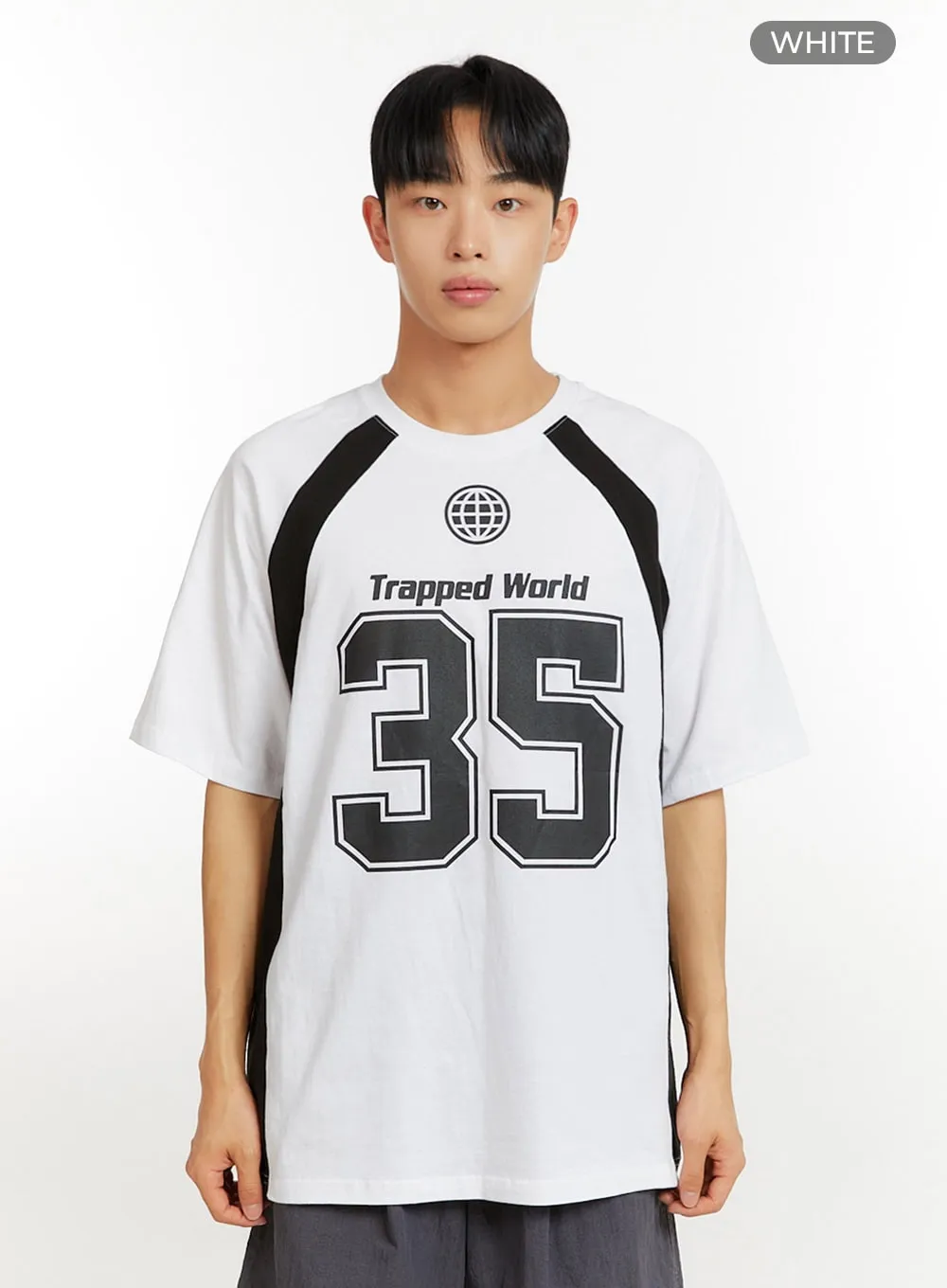 Men's Graphic Jersey T-Shirt IU426