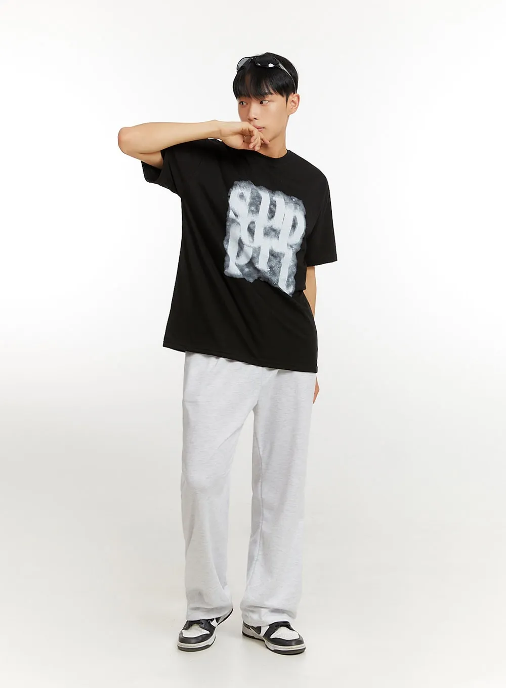 Men's Loose Fit Graphic T-Shirt IU427