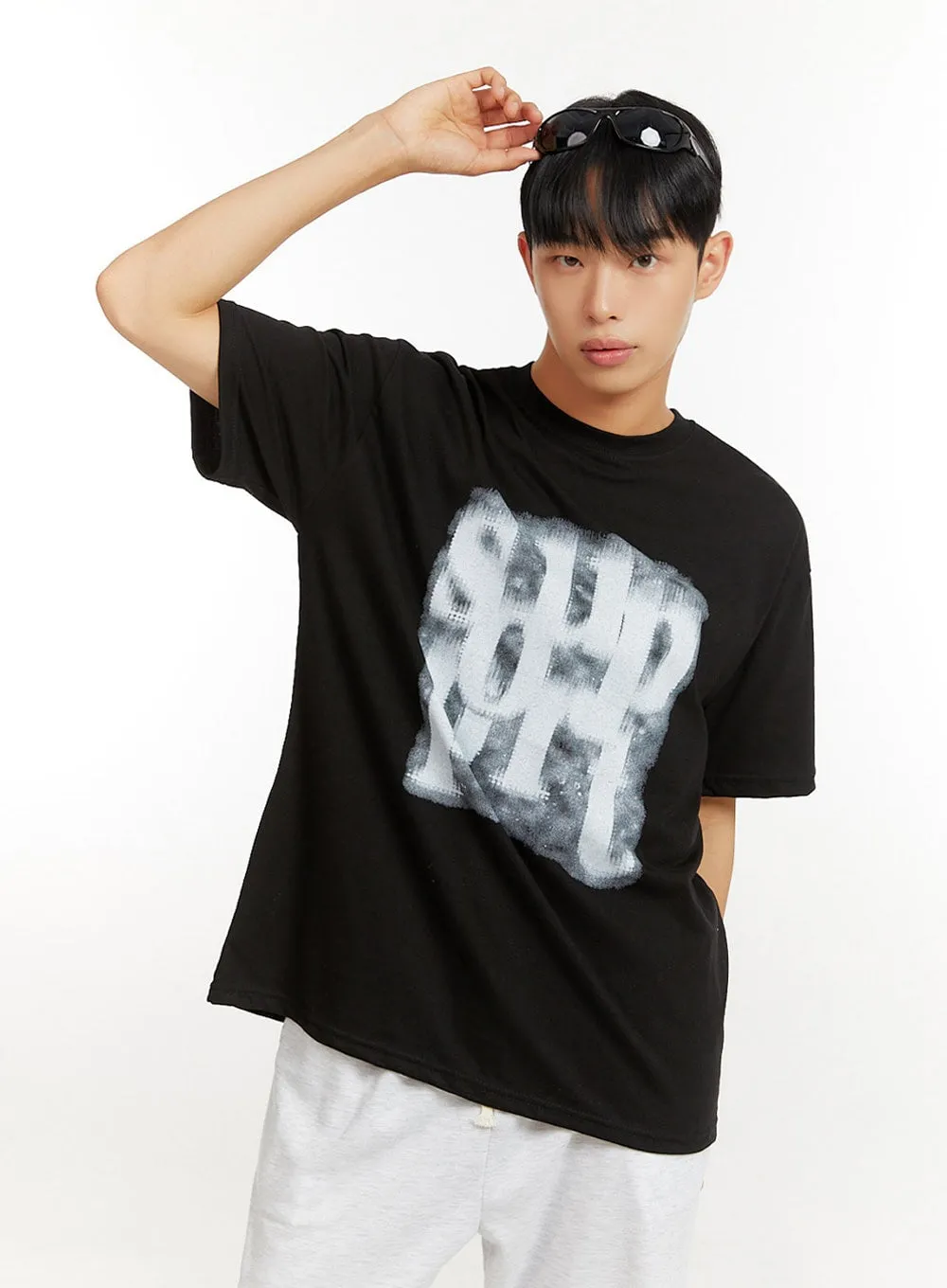 Men's Loose Fit Graphic T-Shirt IU427