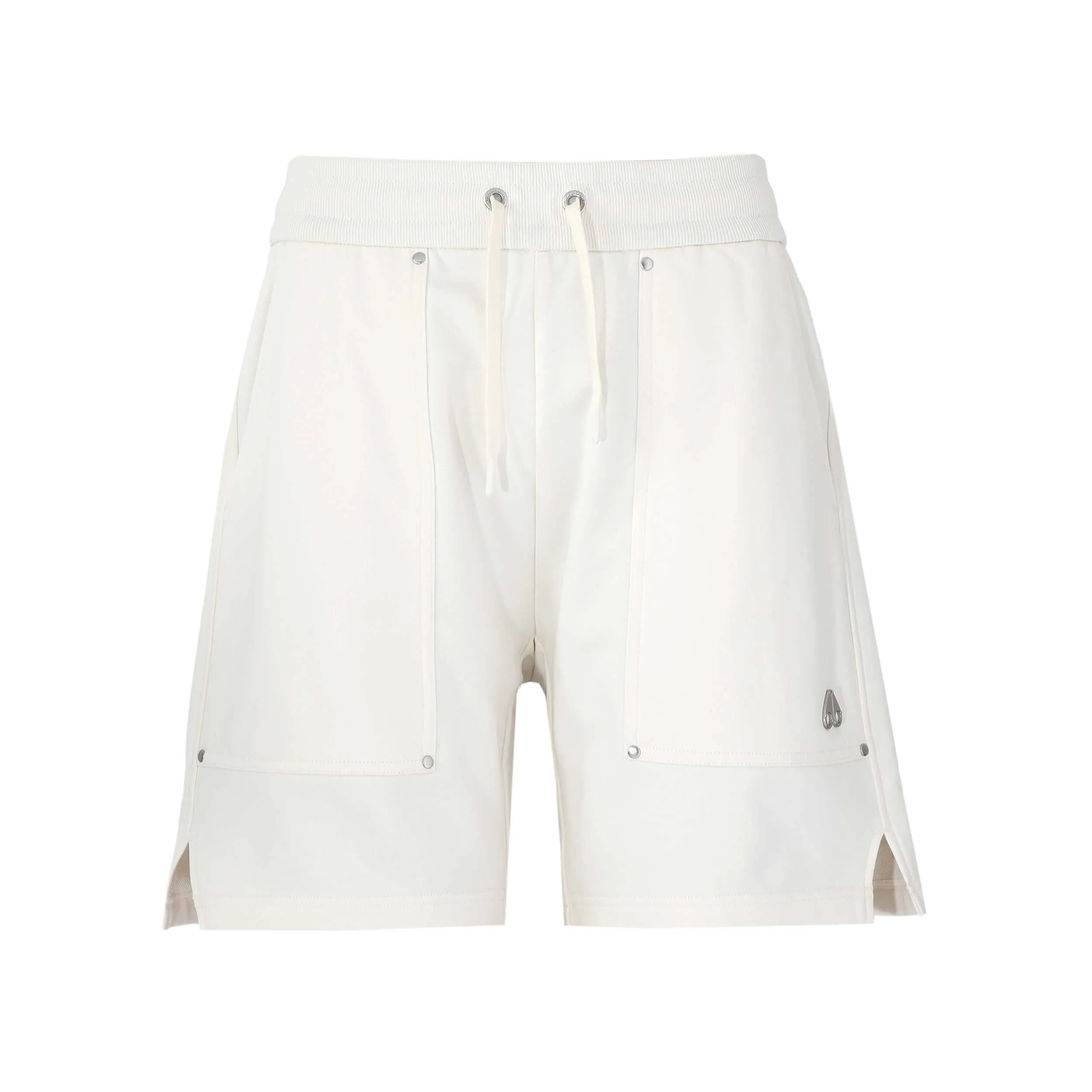 Moose Knuckles Gifford Shorts Sweat Short in Plaster Off White