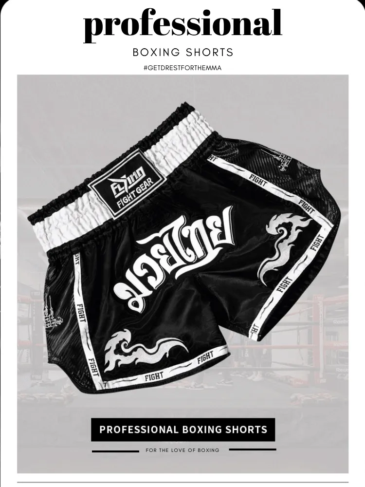 Muay Thai Boxing Shorts - MMA Shorts