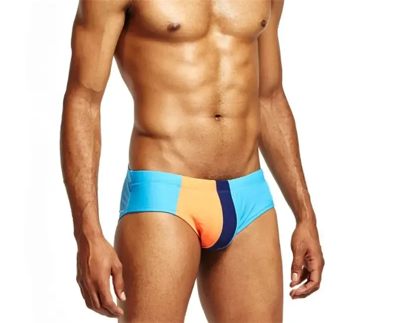 Patchwork Swim Brief