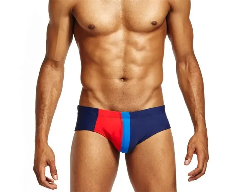 Patchwork Swim Brief