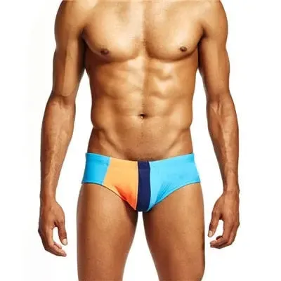 Patchwork Swim Brief