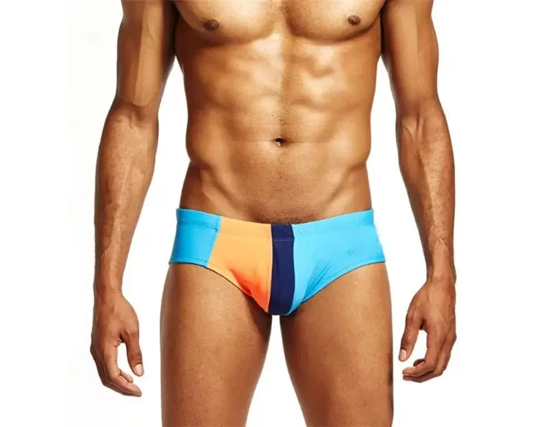 Patchwork Swim Brief