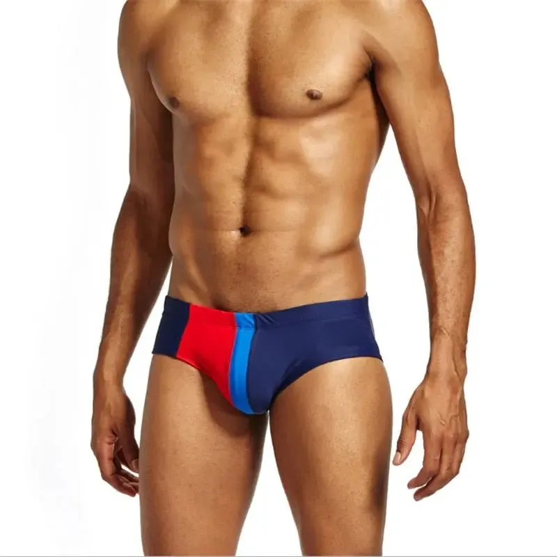 Patchwork Swim Brief