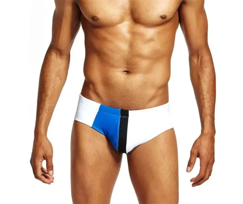 Patchwork Swim Brief