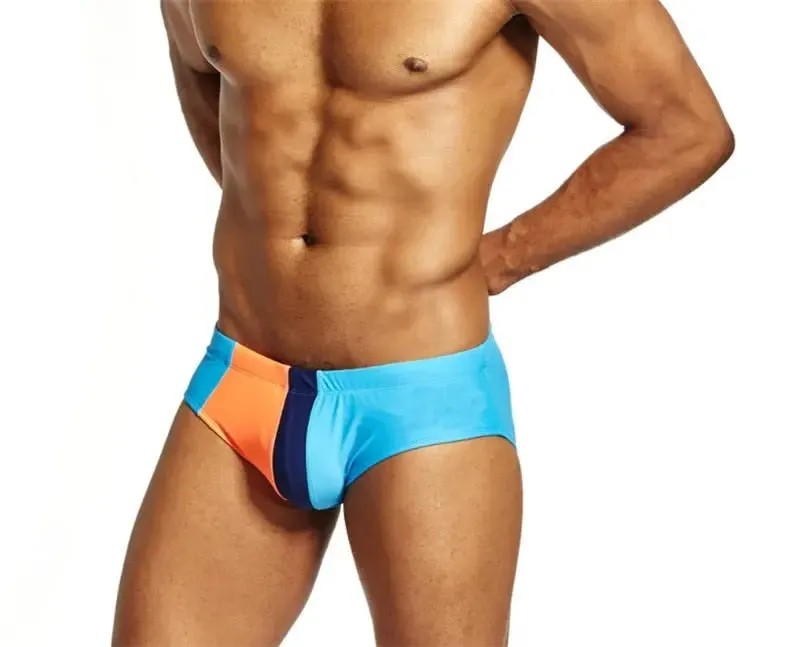 Patchwork Swim Brief