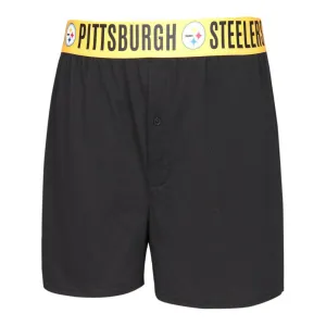 Pittsburgh Steelers Concepts Sport Black "Title" Stretchy Knit Boxer Briefs