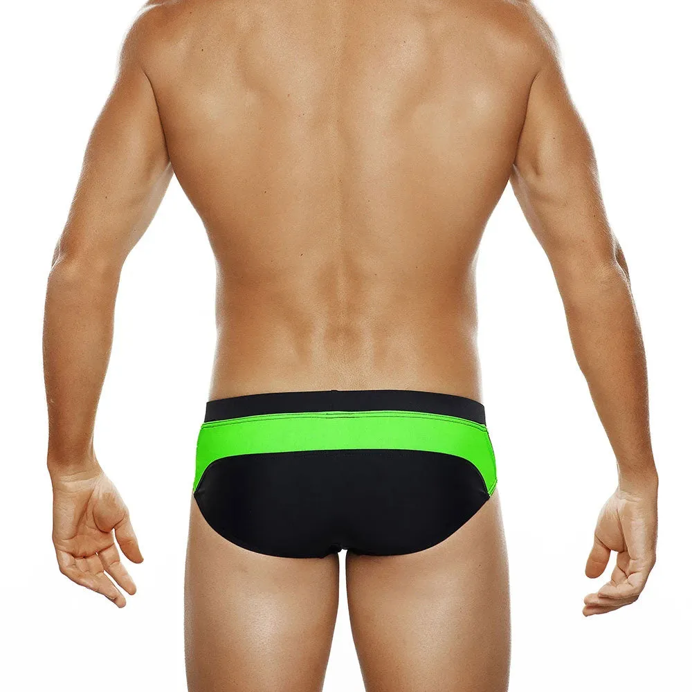 Push-Up Pad Enlarge Pouch Gay Swimwear Colorful Padded Mens Swimming Briefs Swim Surf Beach Shorts Boxers Trunks