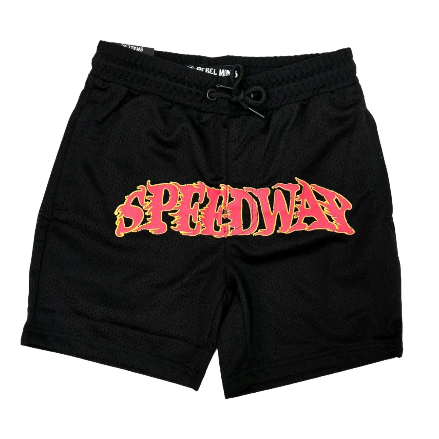 REBEL MINDS Speedway Kid Graphic Shorts