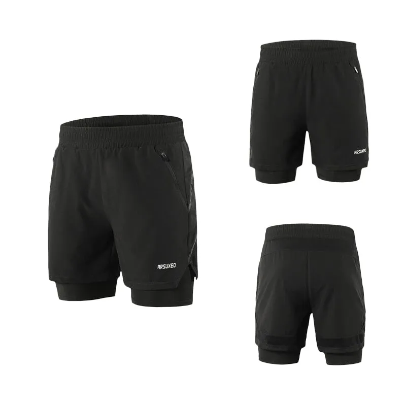 Running Shorts 2 In 1 Quick Dry