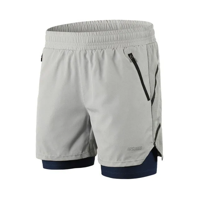 Running Shorts 2 In 1 Quick Dry