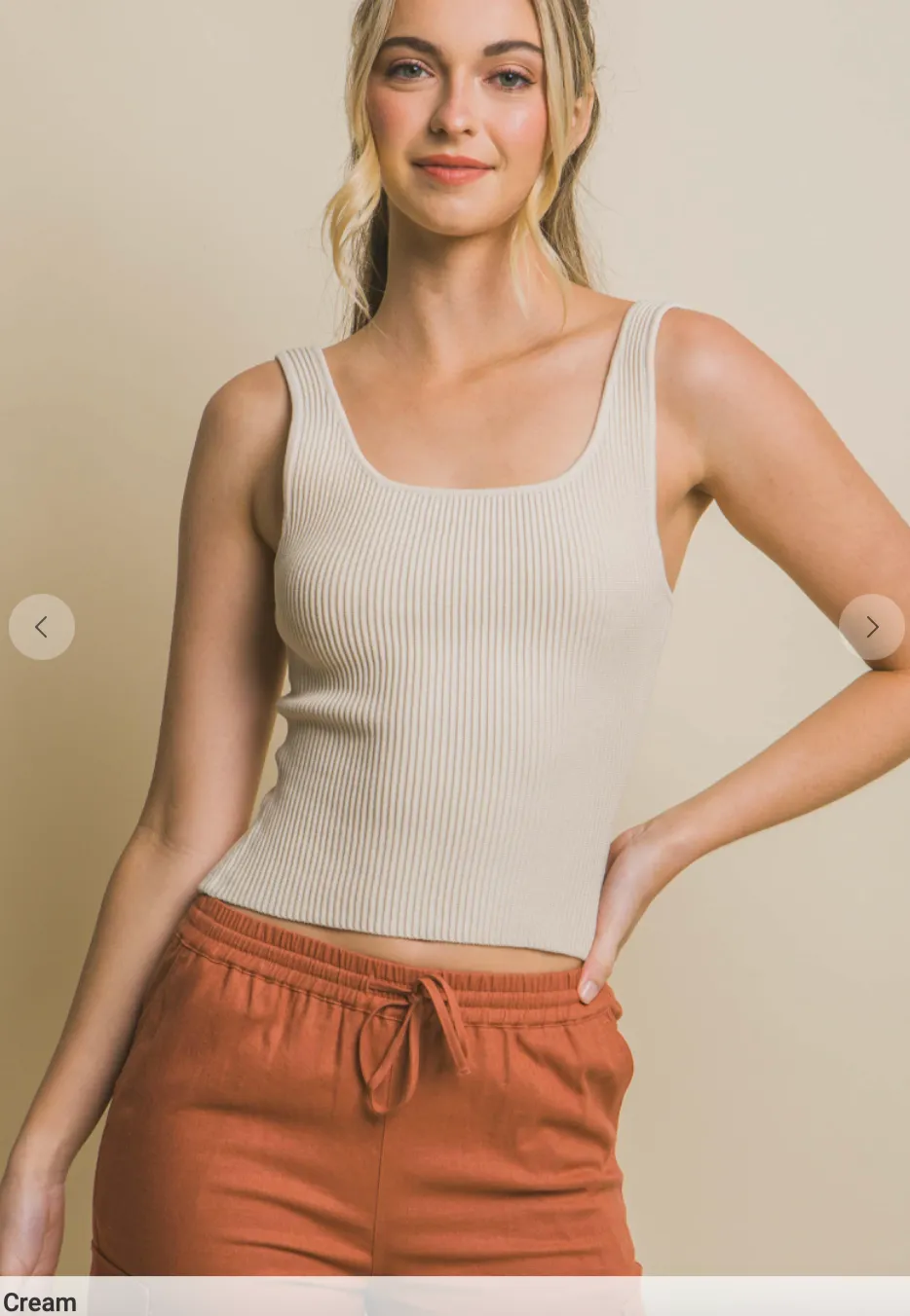 Summer Essentials Square Neck Top