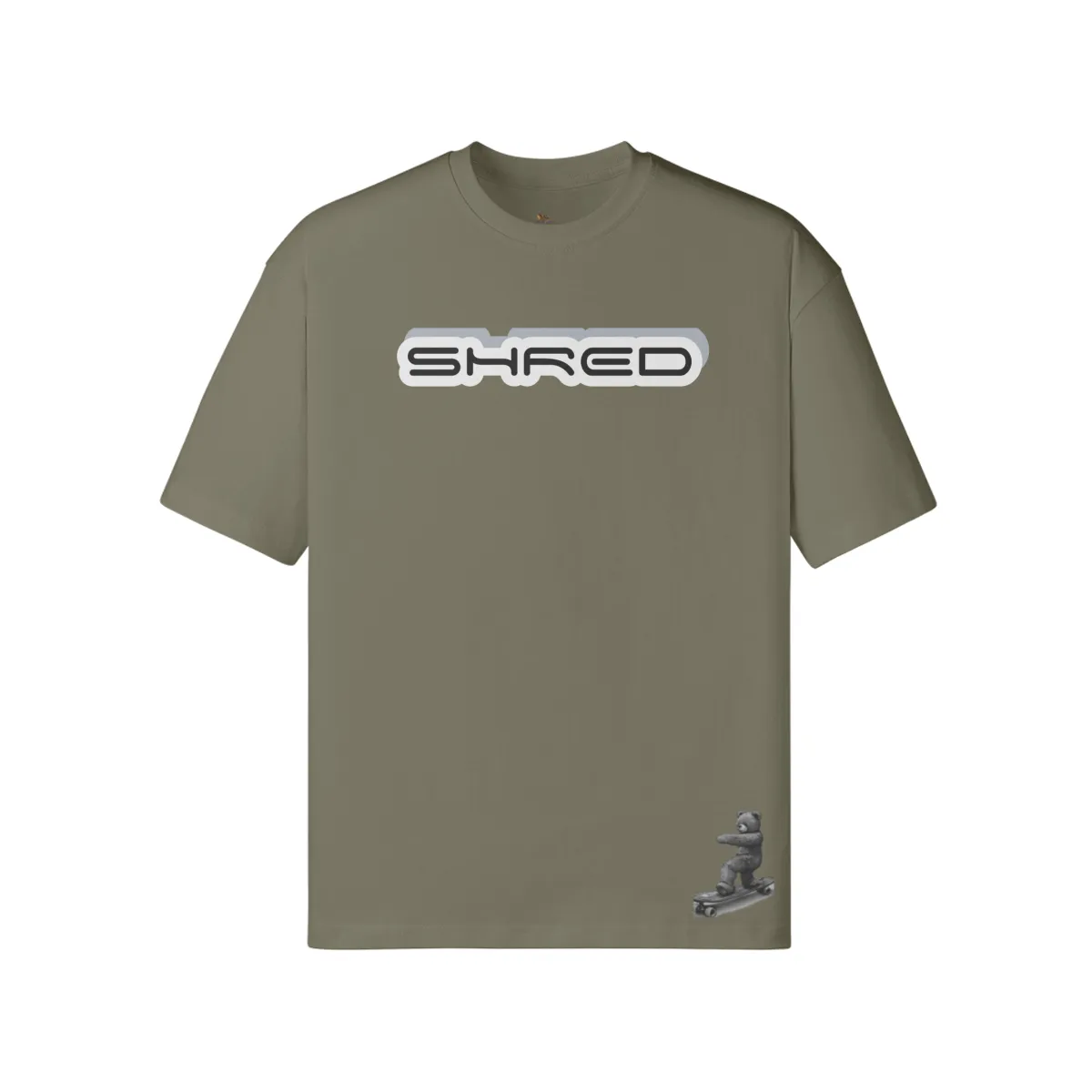 Teddy Ride Shred 190GSM Unisex Loose T-shirt