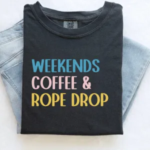 Weekends Coffee Rope Drop Shirt