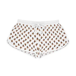 Women's Relaxed Shorts - Dog Prints