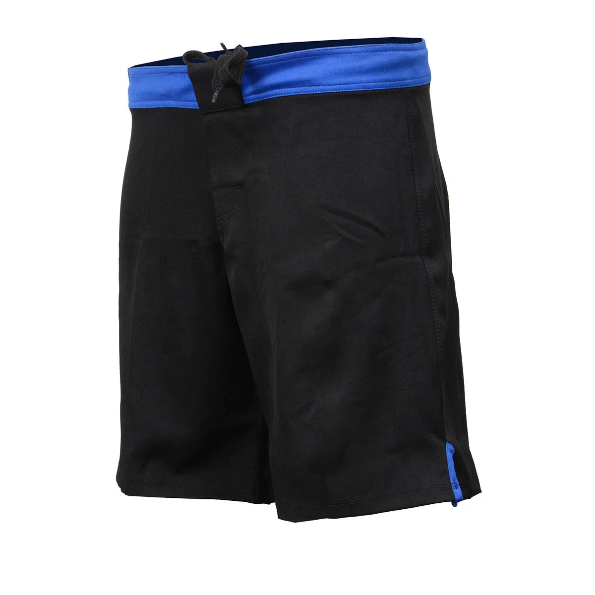 X-Fitness XFM7004 Men's Black and Blue MMA Fight Shorts - BJJ, No Gi,