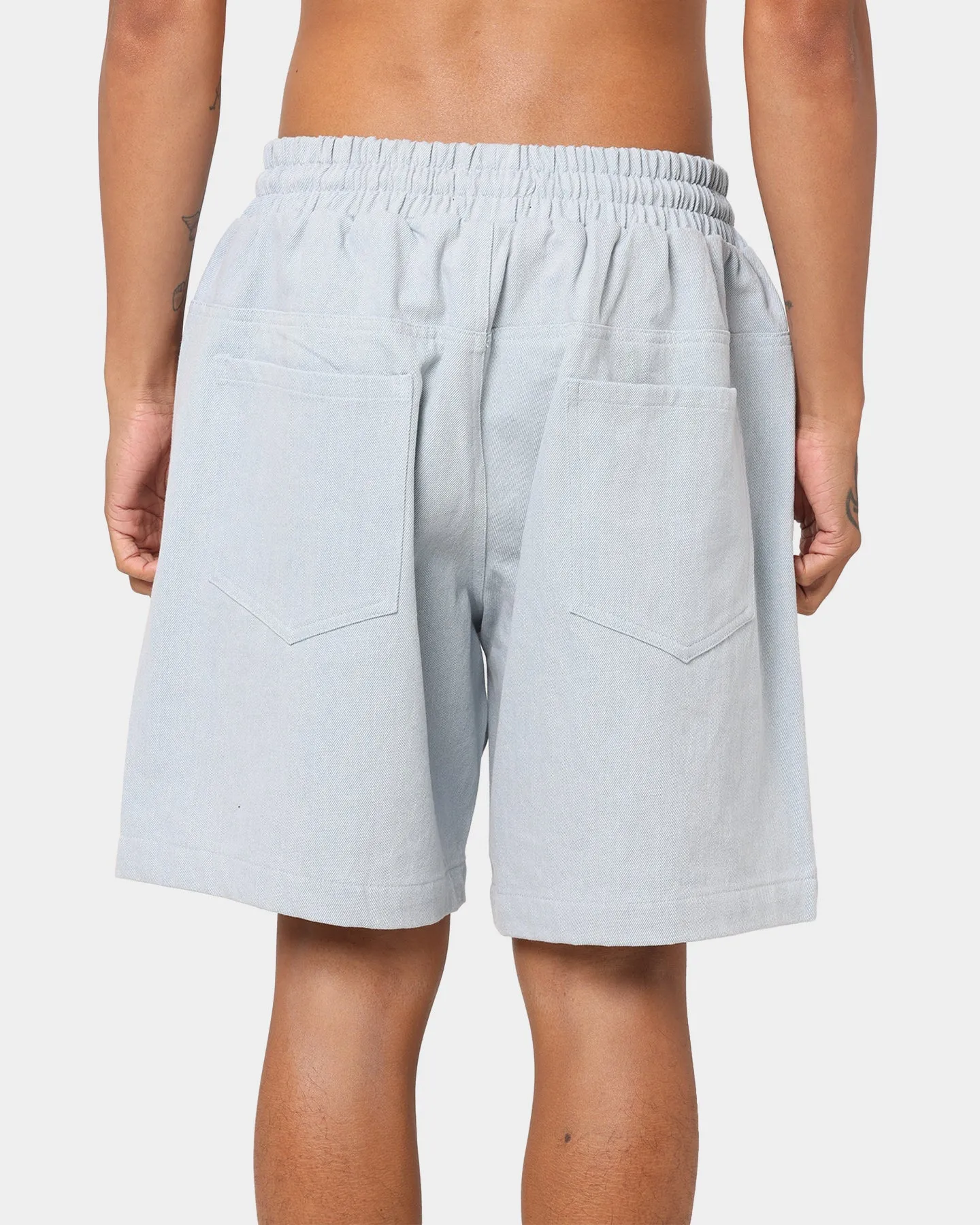 XXIII Fallon Patchwork Shorts Blue/White