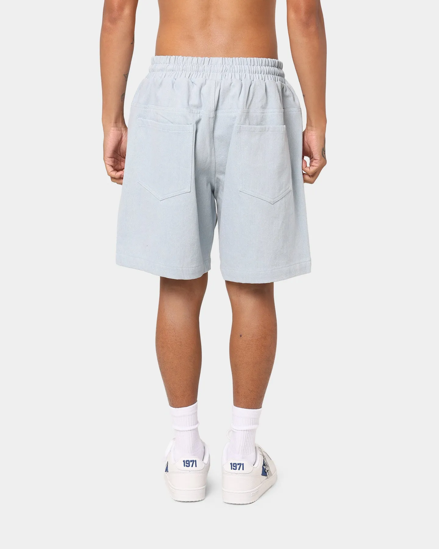 XXIII Fallon Patchwork Shorts Blue/White