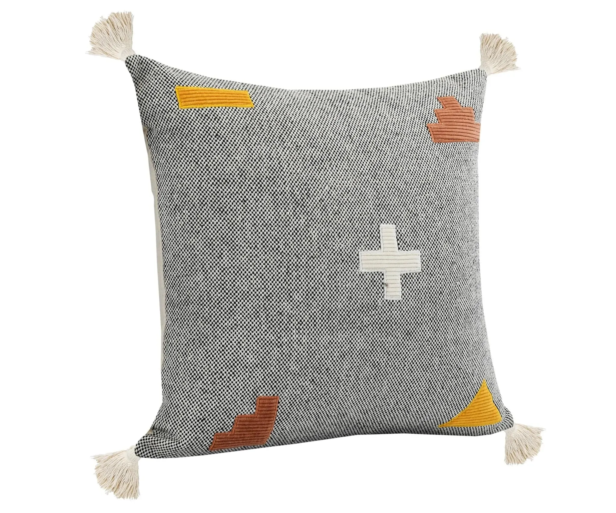 Zeal Lr07716 Gray/Black/Orange Pillow